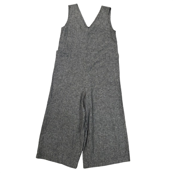 Cynthia Rowley Pants - Cynthia Rowley Pinstripe Linen Blend Wide Leg Jumpsuit Large Lagenlook Boho